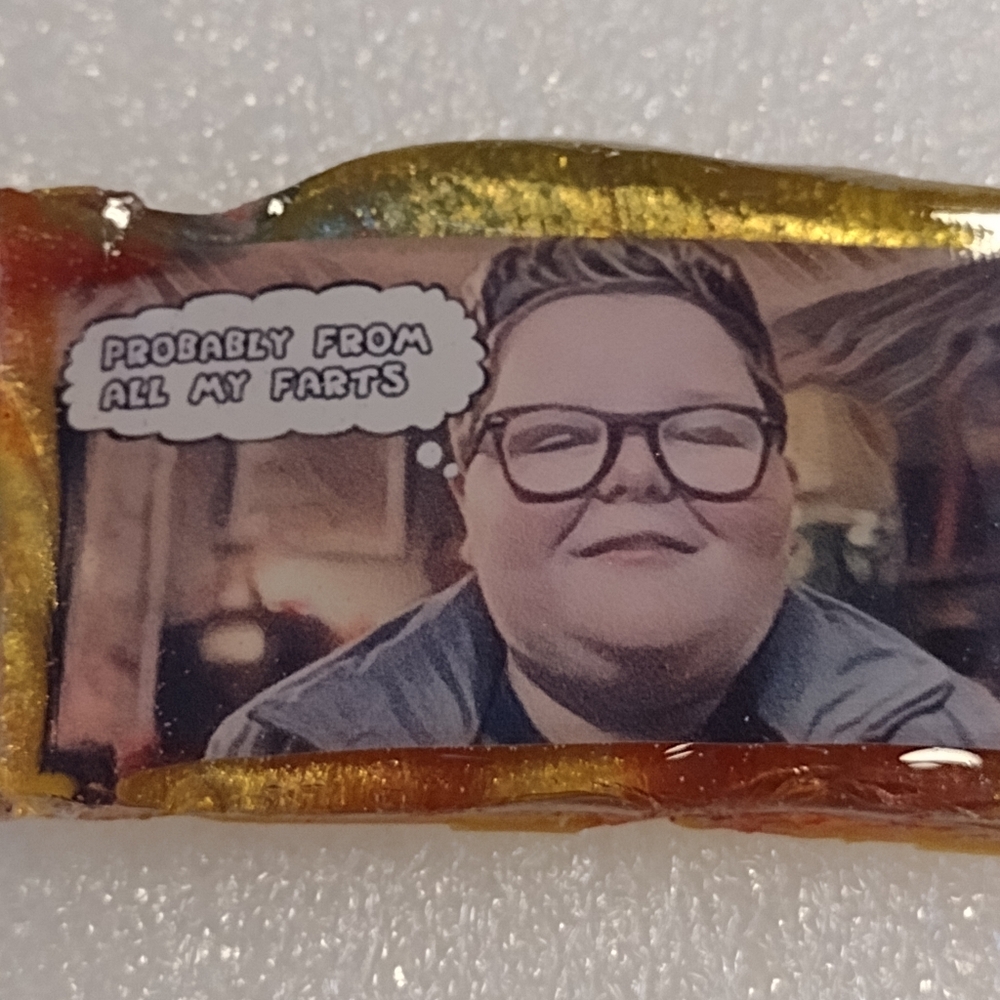 STRANGER THINGS DELIGHTFUL DEREK ART PIN